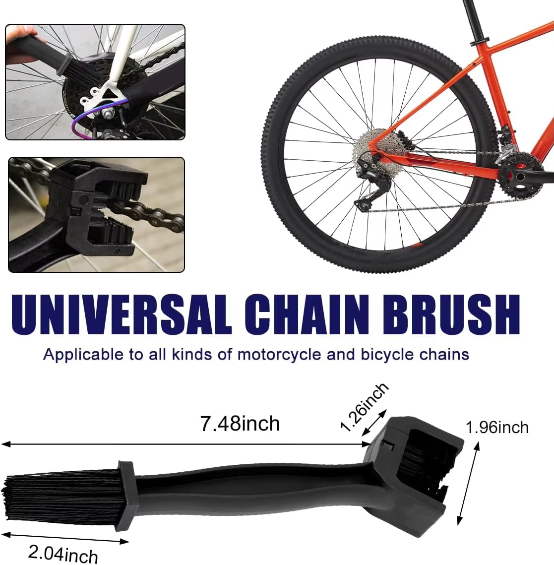 Portable Plastic Chain Cleaner - Bike Chain Cleaner 评论和价格