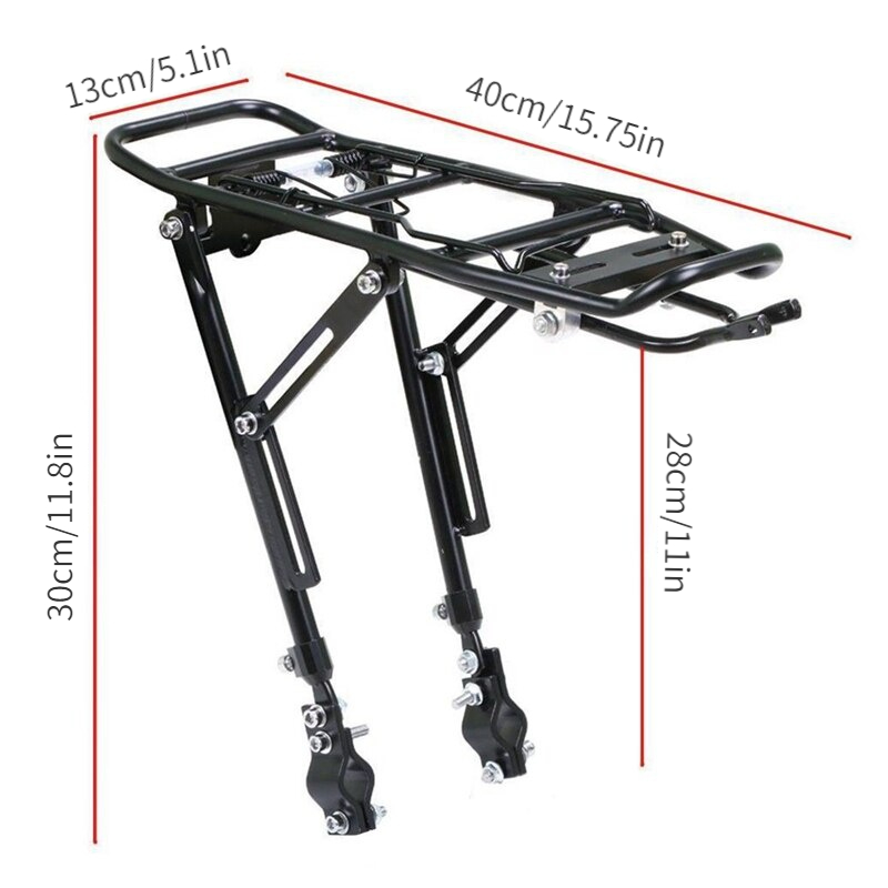 1PC Alloy Rear Bicycle  Rack C - Cycling Gear Bag 评论和价格