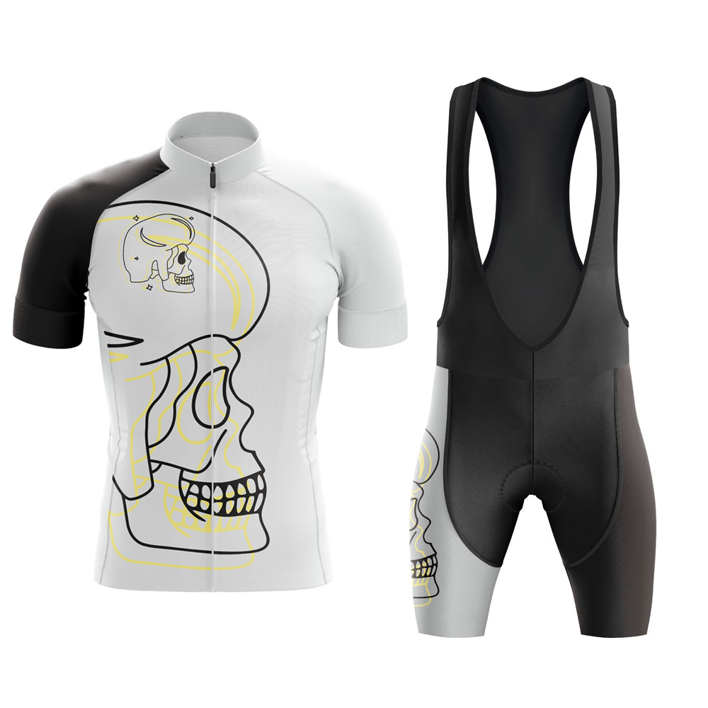 Skull Cycling Jersey Set Men B - Triathlon Cycling Kit 评论和价格