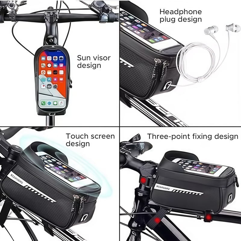 Waterproof Sun Visor Touch Scr - Cycling Gear Bag 评论和价格