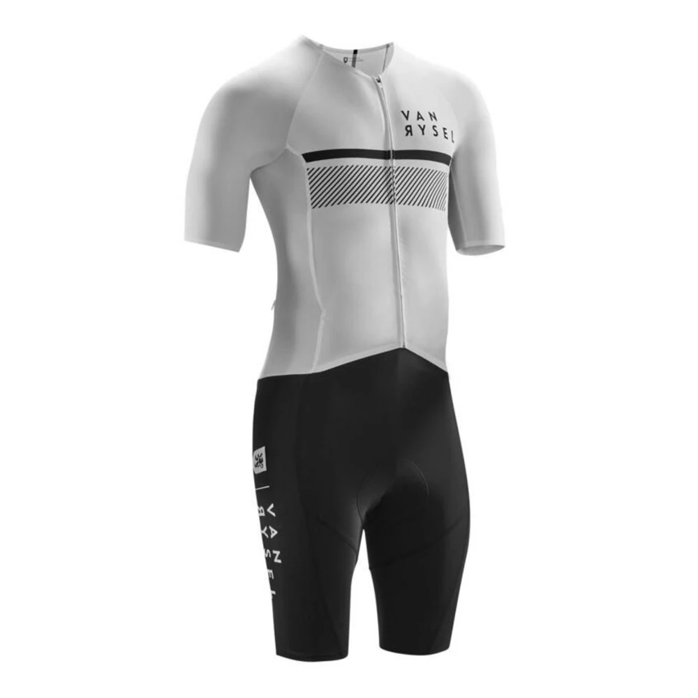 Vanrysel White/black One-piece - Triathlon Cycling Kit 评论和价格