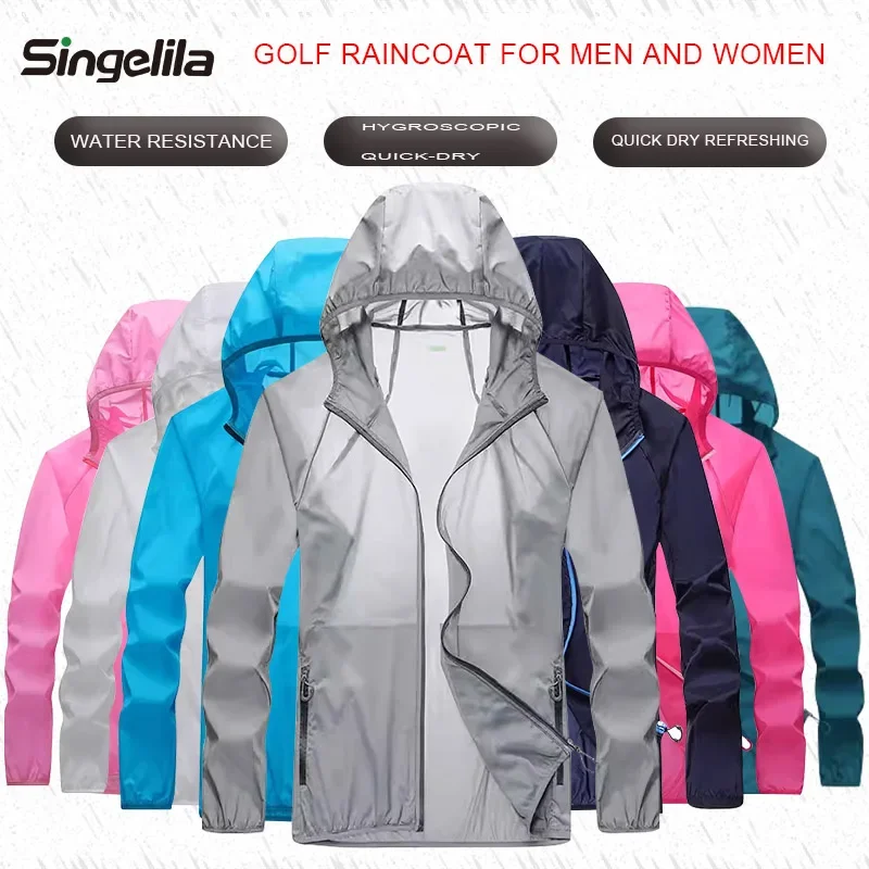 Golf Raincoat Lightweight Jack - Cycling Gear For Men 评论和价格