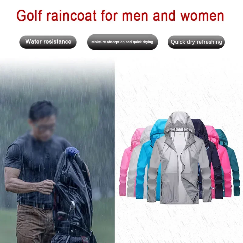 Golf Raincoat Lightweight Jack - Cycling Gear For Men 评论和价格