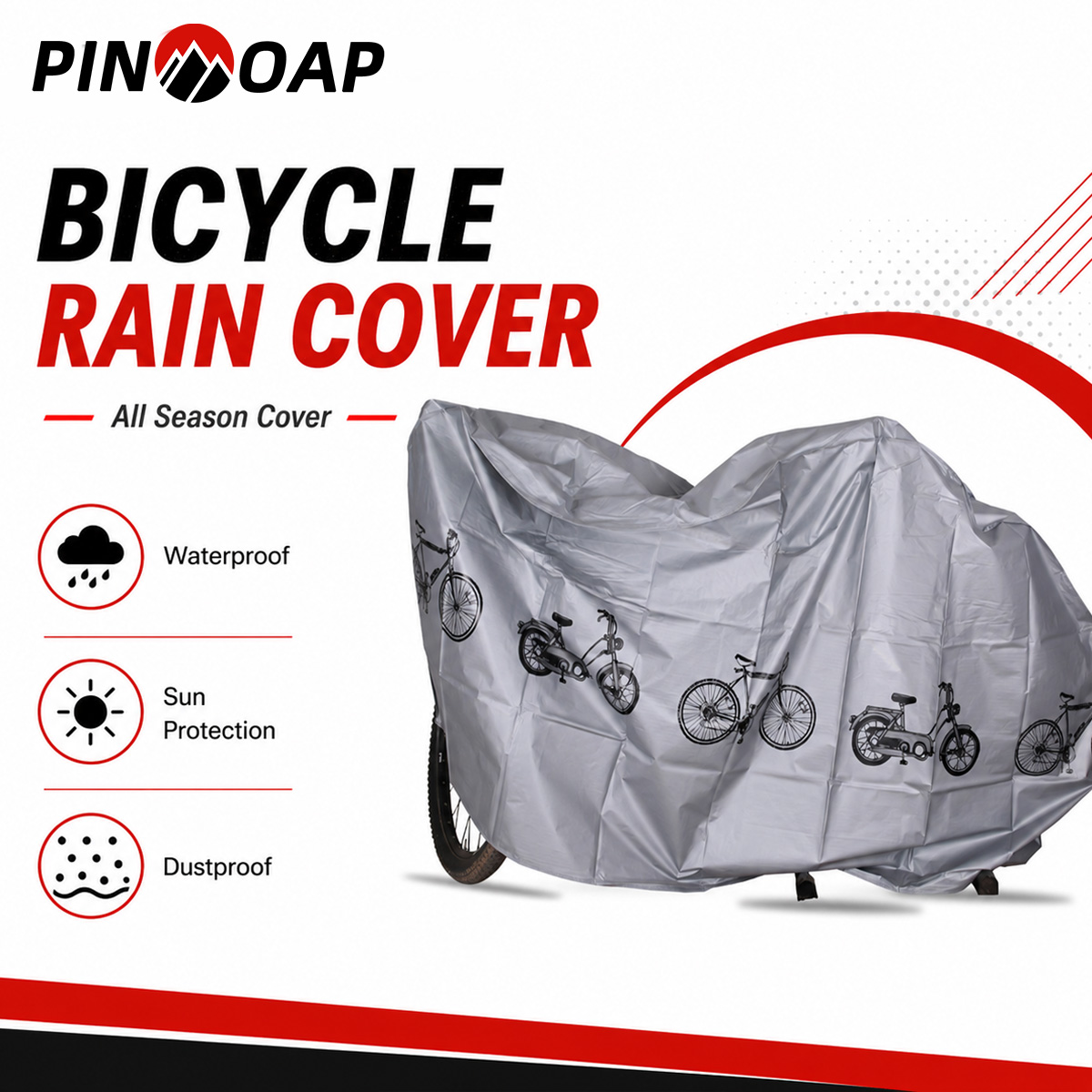 PINMOAP Universal Bicycle Rain - Cycling Gear Bag 评论和价格
