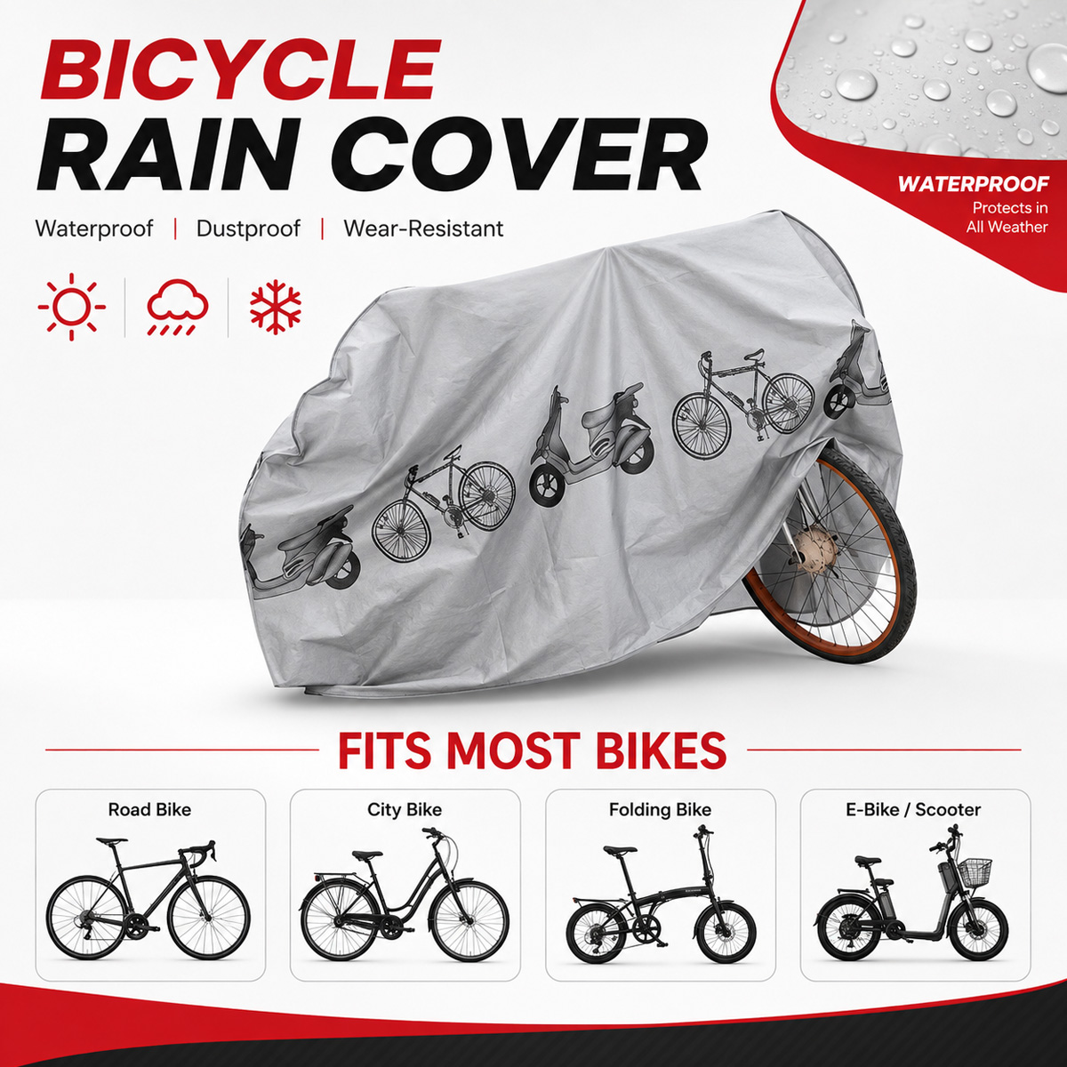 PINMOAP Universal Bicycle Rain - Cycling Gear Bag 评论和价格