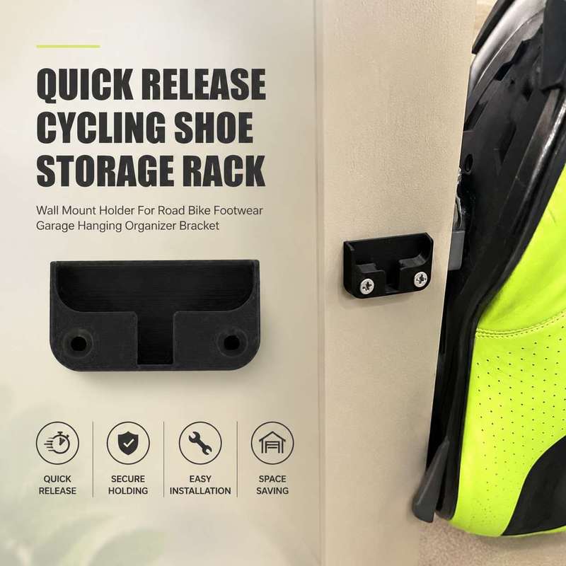 Quick Release Cycling Shoe Sto - Cycling Gear Wall Storage 评论和价格