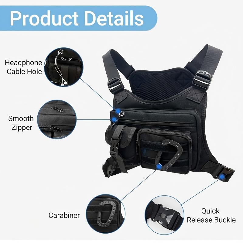 Tactical Chest Vest Pack Multi - Cycling Gear Bag 评论和价格