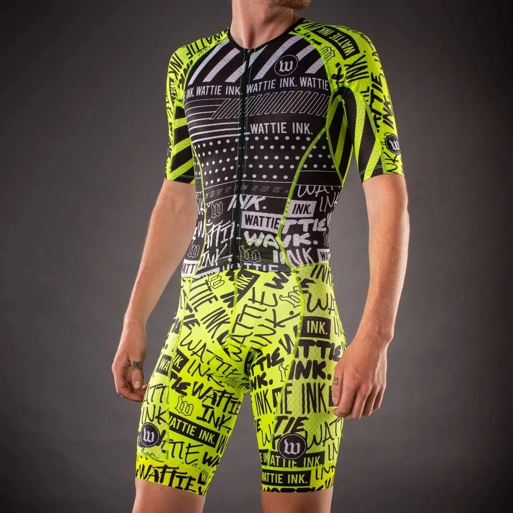 Wattie Ink Men Cycling Skinsui - Triathlon Cycling Kit 评论和价格