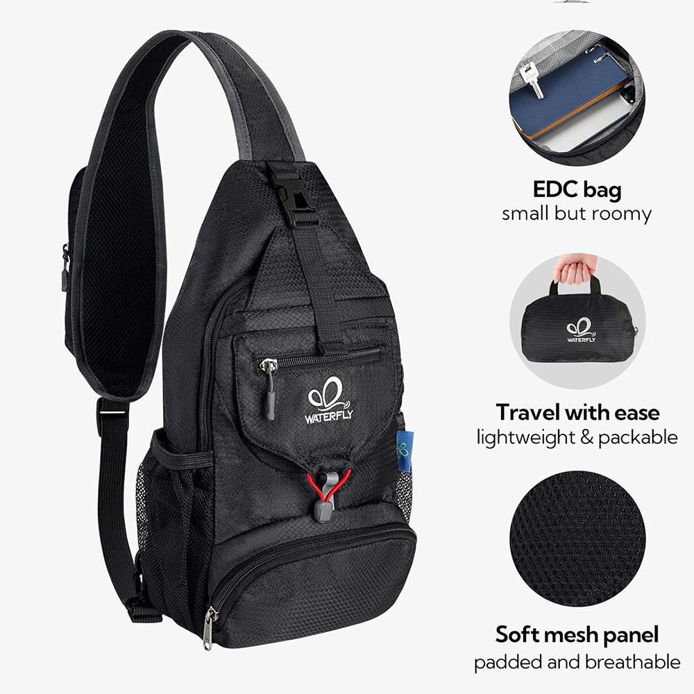 WATERFLY Chest Bag Shoulder Sm - Cycling Gear Bag 评论和价格