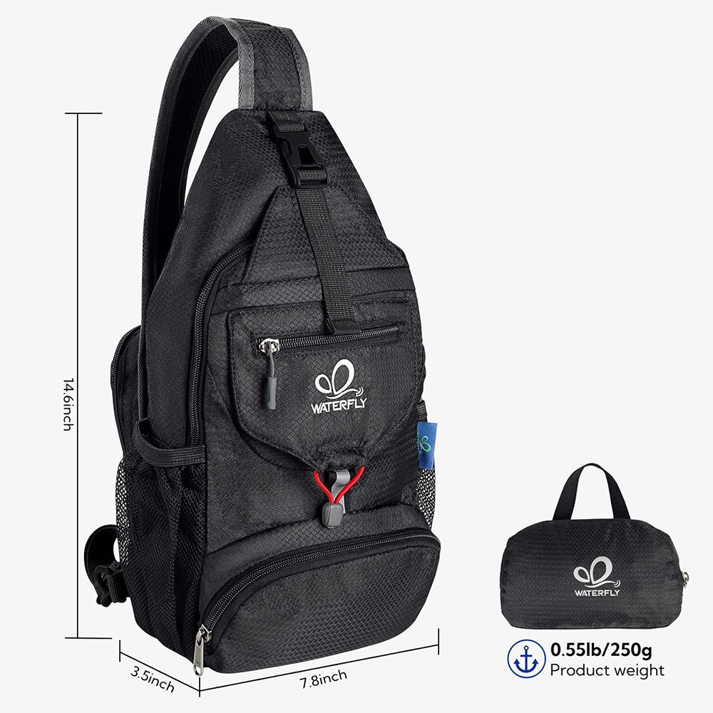 WATERFLY Chest Bag Shoulder Sm - Cycling Gear Bag 评论和价格