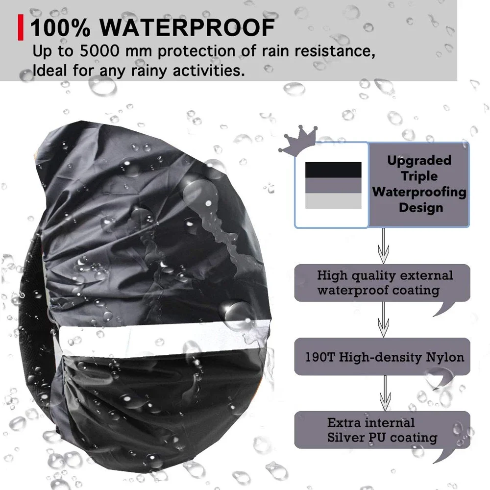 Waterproof Backpack Rain Cover - Cycling Gear Backpack 评论和价格