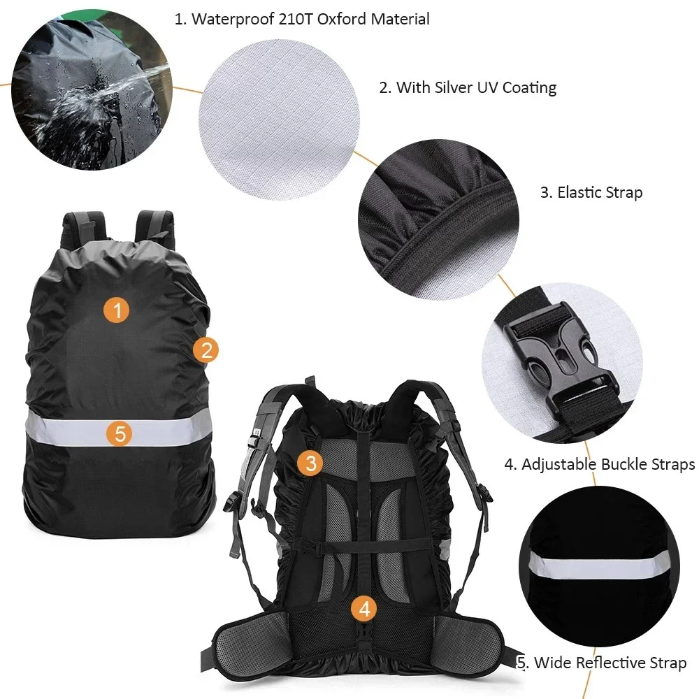 Waterproof Backpack Rain Cover - Cycling Gear Backpack 评论和价格