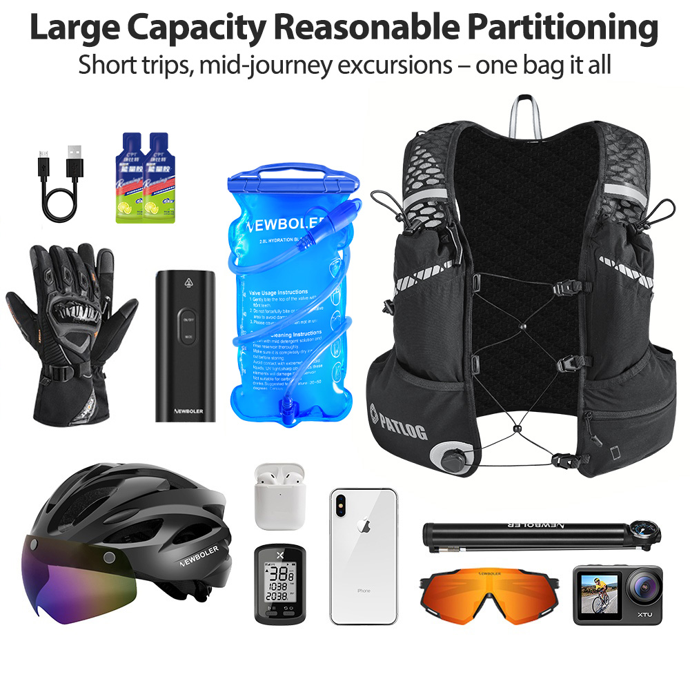 8L Breathable Hydration Vest P - Cycling Gear Backpack 评论和价格